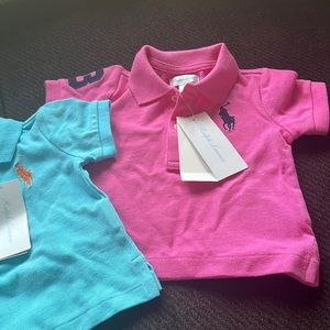 Ralph Lauren baby polo shirts size 6m